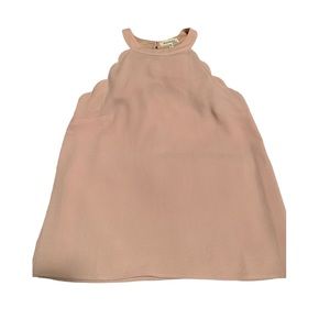 Sleeveless scalloped blouse - size medium